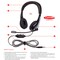 Califone NeoTech Mid-Weight, On-Ear Stereo Headset with Gooseneck Microphone, 3.5mm Plug, Black/Silver 1025MT - alternate 2